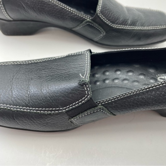 Elite Walking Cradles Black Leather Loafer Style 6M - Picture 3 of 11